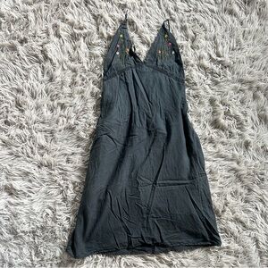 Strappy Embroidered Dress